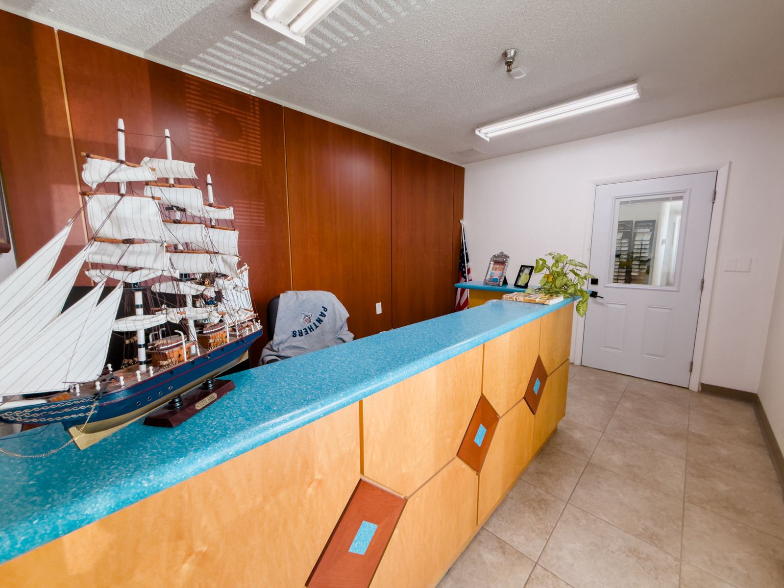 Office reception desk