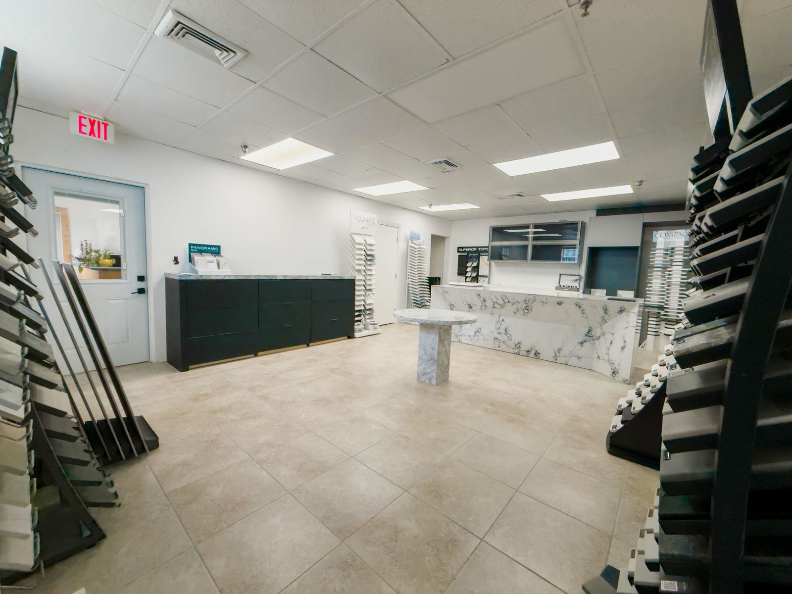 Stone sample showroom