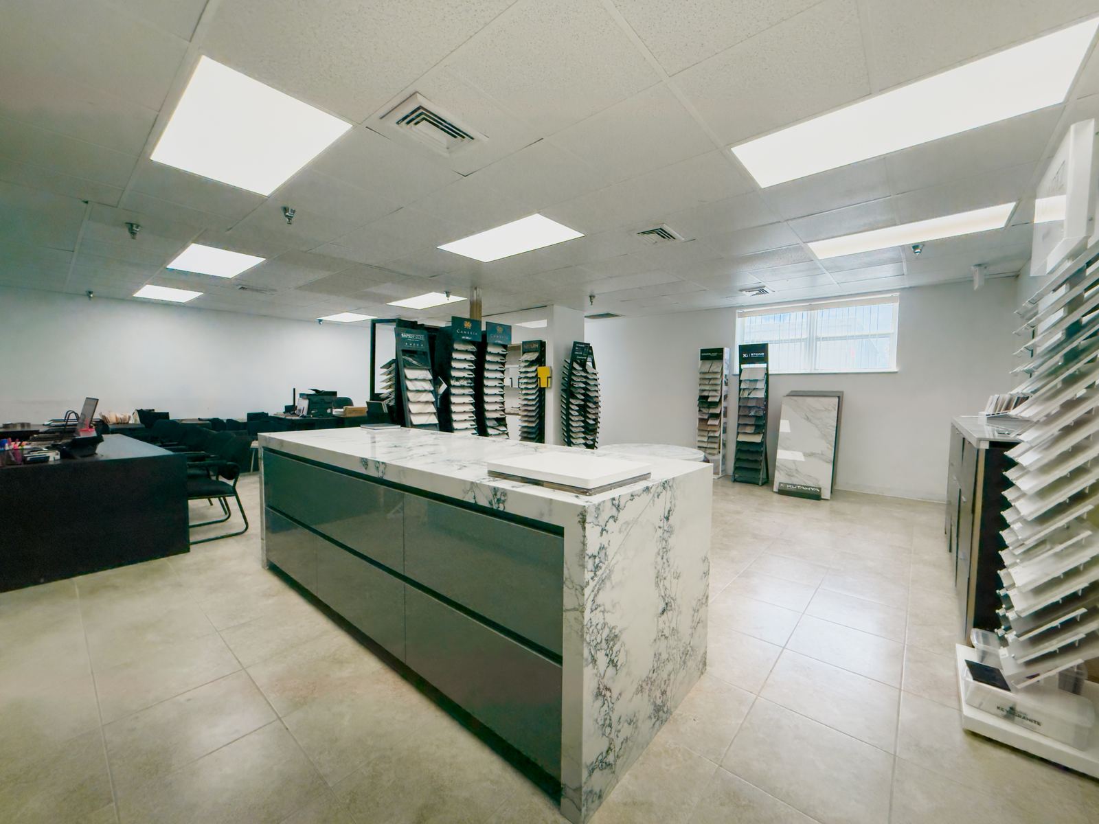 Marble countertop display