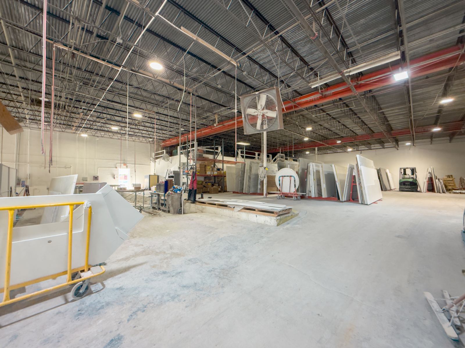 Slab inventory aerial