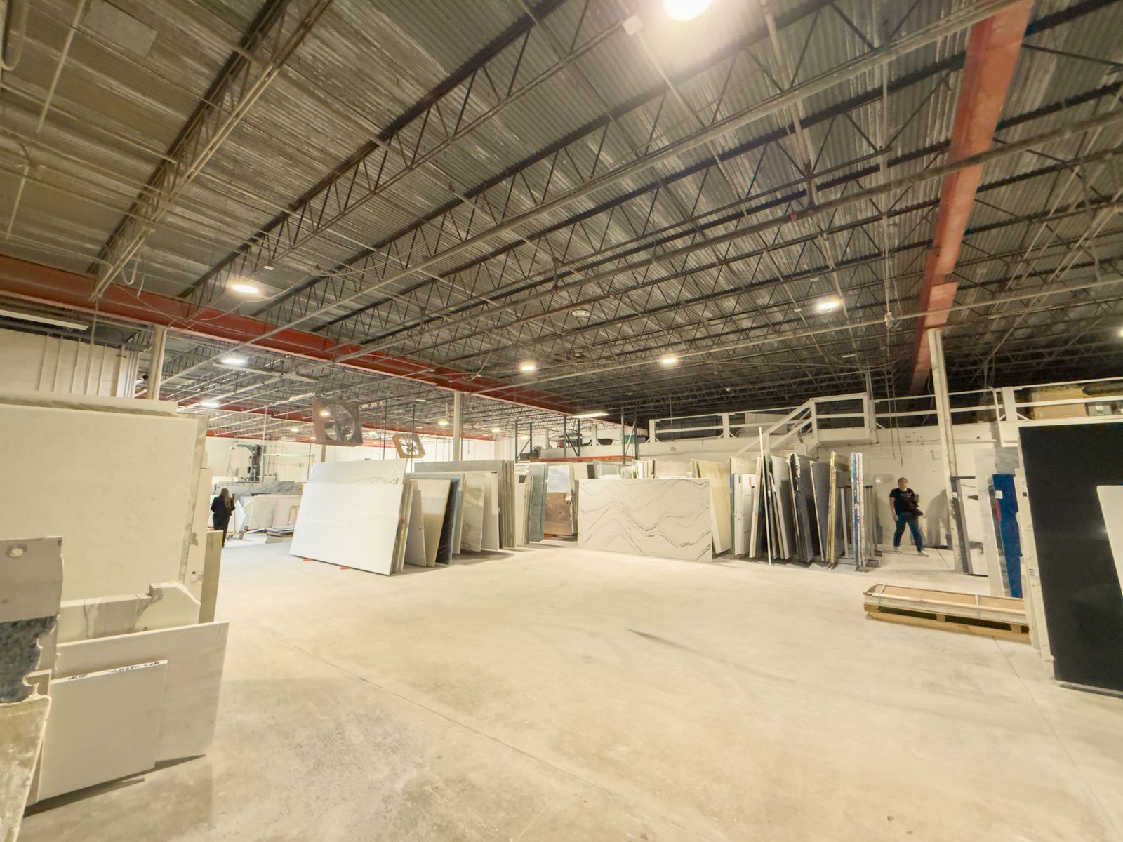 Warehouse floor overview